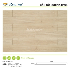 SÀN ROBINA BẢN LỚN 8MM - AB311