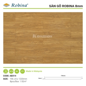 SÀN ROBINA BẢN LỚN 8MM - AB314
