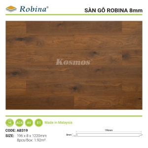SÀN ROBINA BẢN LỚN 8MM - AB319