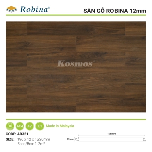 SÀN ROBINA BẢN LỚN 12MM - AB321