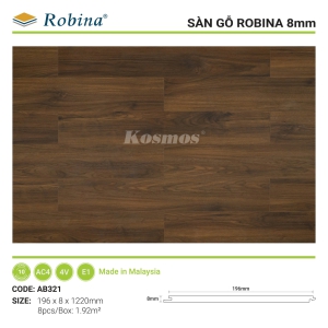 SÀN ROBINA BẢN LỚN 8MM - AB321
