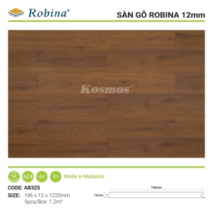 SÀN ROBINA BẢN LỚN 12MM - AB325