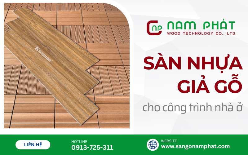 sàn nhựa giả gỗ