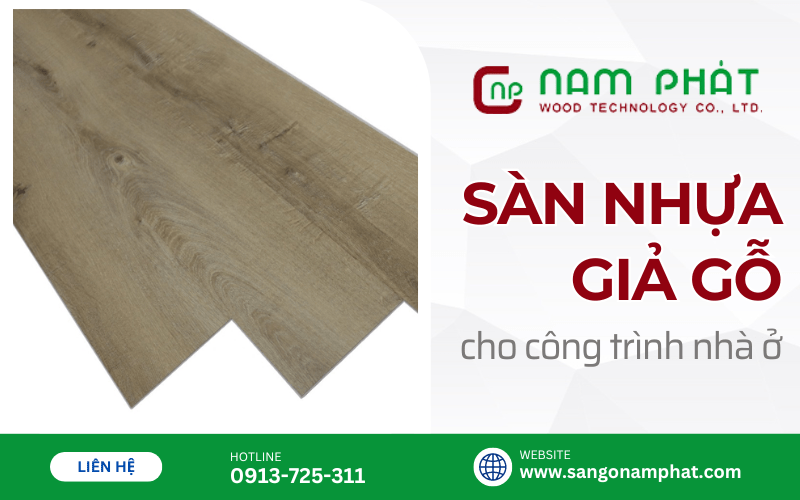 sàn nhựa giả gỗ