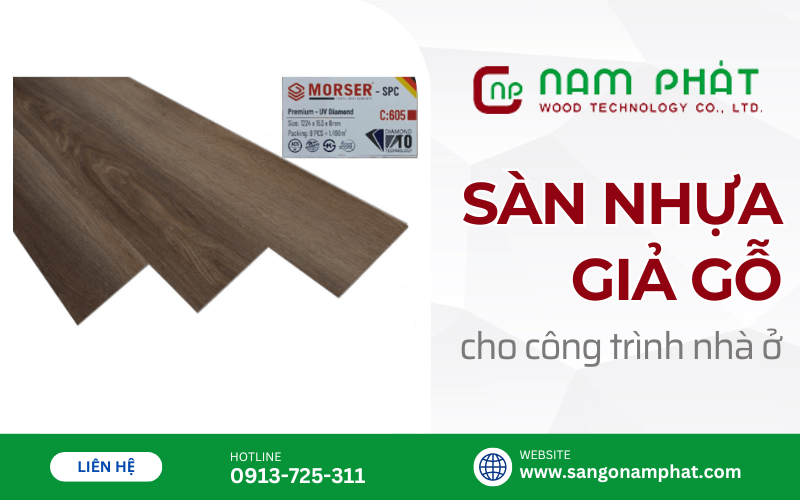 sàn nhựa giả gỗ