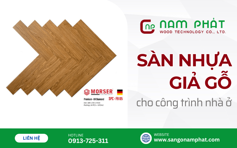 sàn nhựa giả gỗ