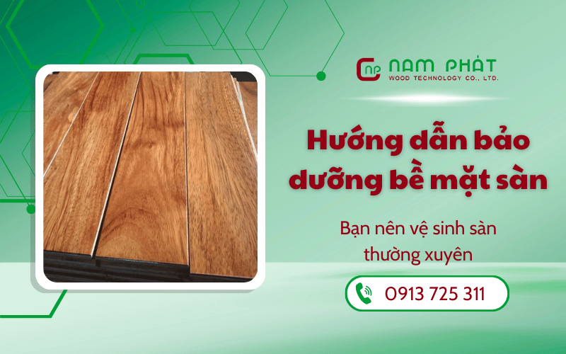 bảo dưỡng sàn gỗ