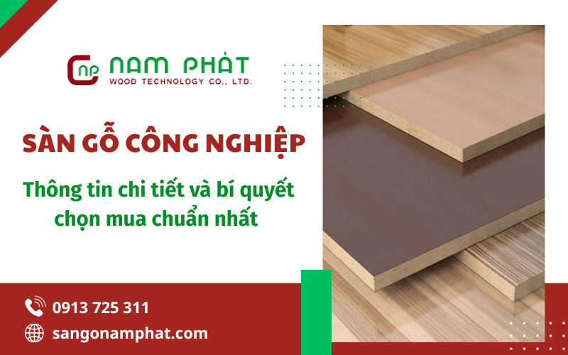 sàn gỗ công nghiệp