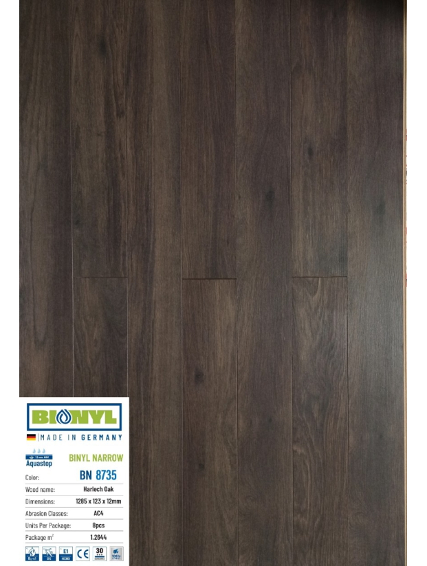 Sàn gỗ Binyl Narrow – 12mm BN8735