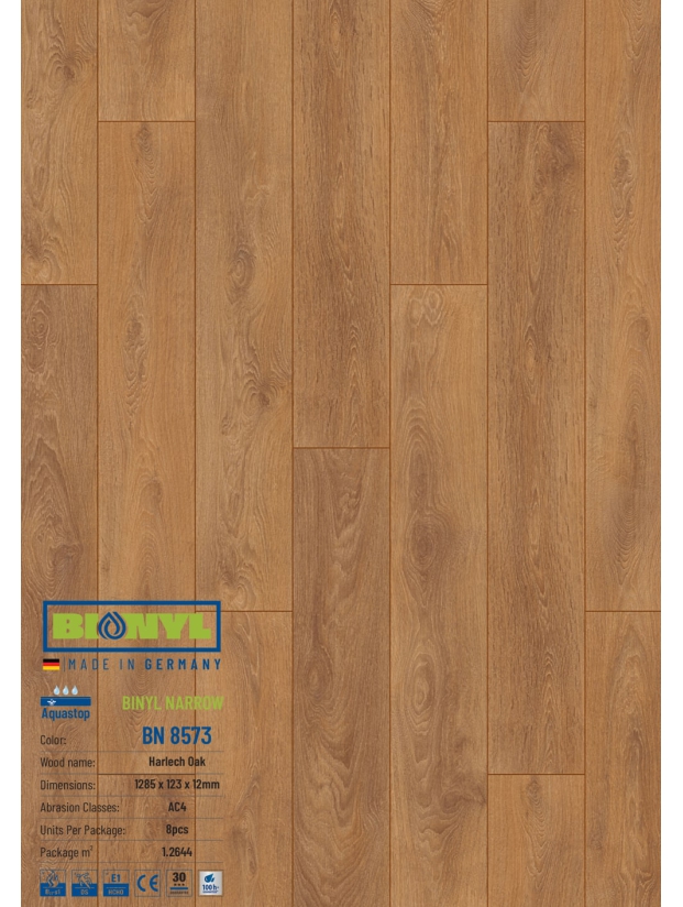 Sàn gỗ Binyl Narrow – 12mm BN8573