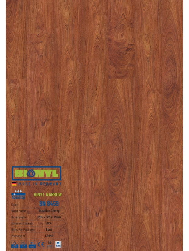 Sàn gỗ Binyl Narrow – 12mm BN8459