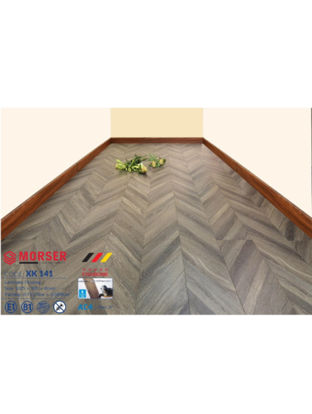 SÀN GỖ MORSER VÂN XƯƠNG CÁ XK141