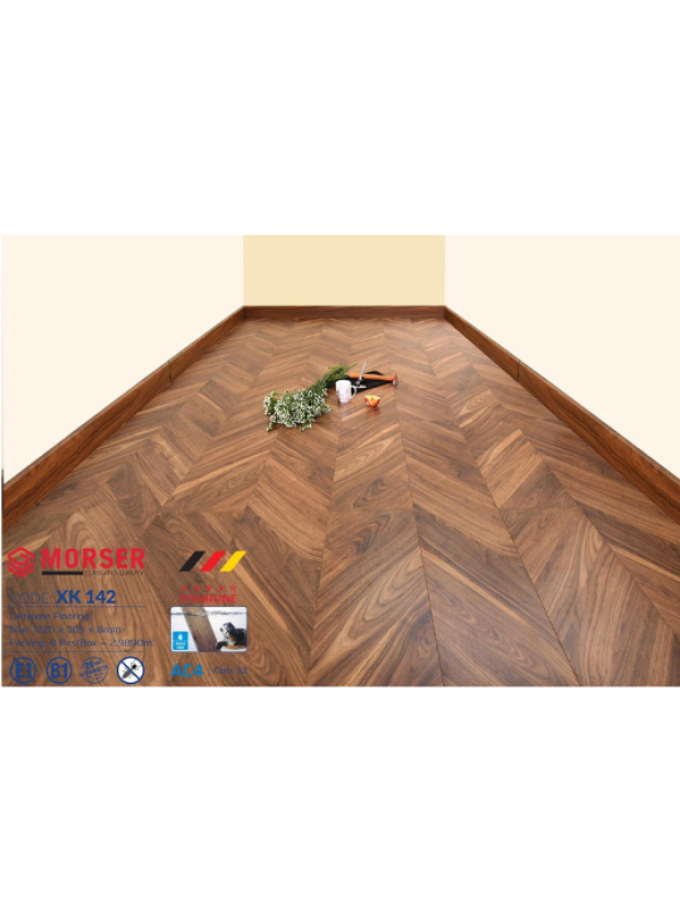 SÀN GỖ MORSER VÂN XƯƠNG CÁ XK142