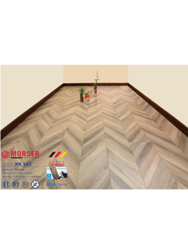 SÀN GỖ MORSER VÂN XƯƠNG CÁ XK143