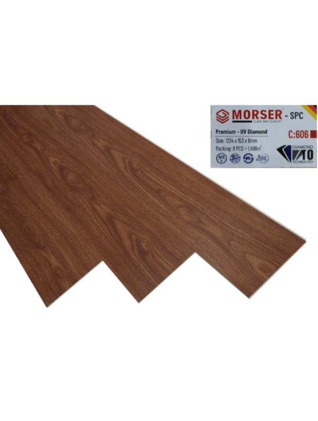 SÀN NHỰA MORSER SPC 6MM C606
