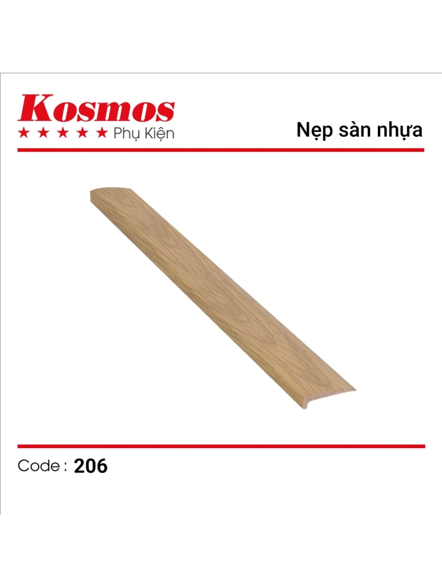 NẸP SÀN NHỰA 206